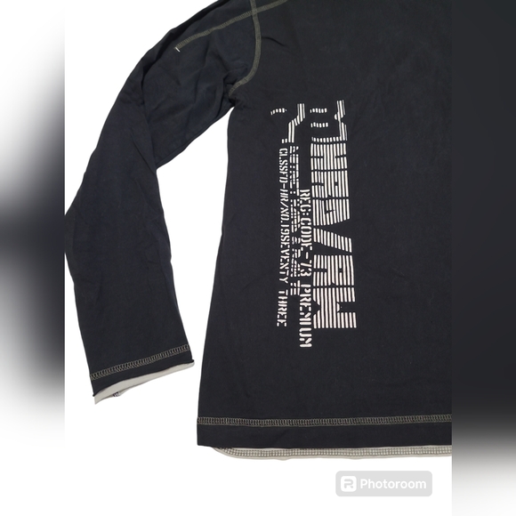 Vintage Noiz78 Black Cotton Graphic Long-sleeved T-Shirt Sz Small - Picture 4 of 10